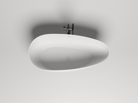 Ванна из искусственного камня Salini PAOLA 1015203MF 160х80 отдельностоящая асимметричная